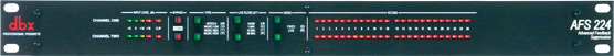 feedback destroyer DBX AFS 224 a rack; utile in situazioni live per evitare il fastidioso fenomeno 